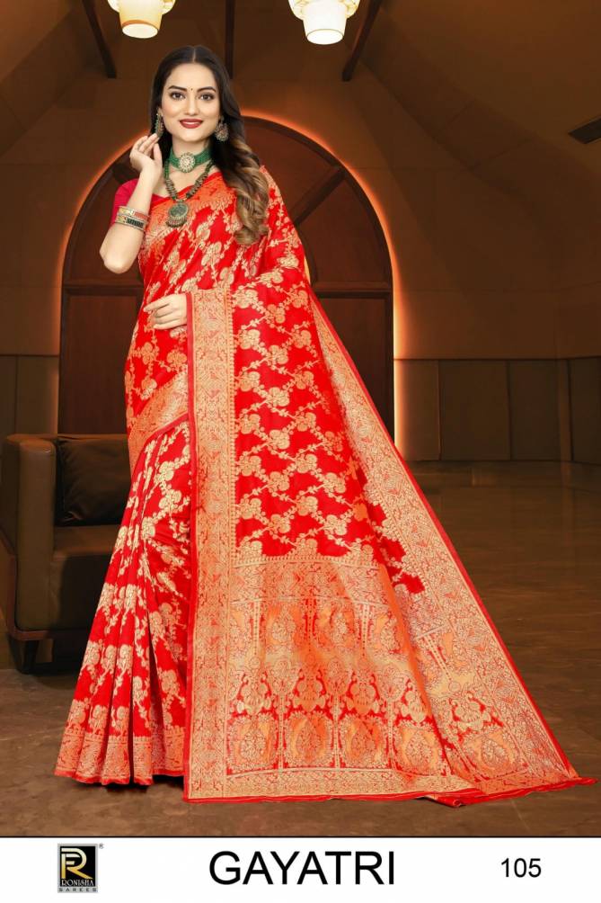 Gaytri By Ronisha Premium Designer Banarasi Silk Sarees Wholesale Shop In Surat
